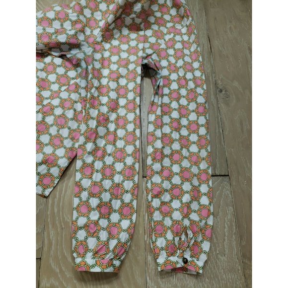 Vineyard Vines Sz 6 Tunic Mandarin Neck Long Sleeve Multicolor Graphic Top - Picture 11 of 12